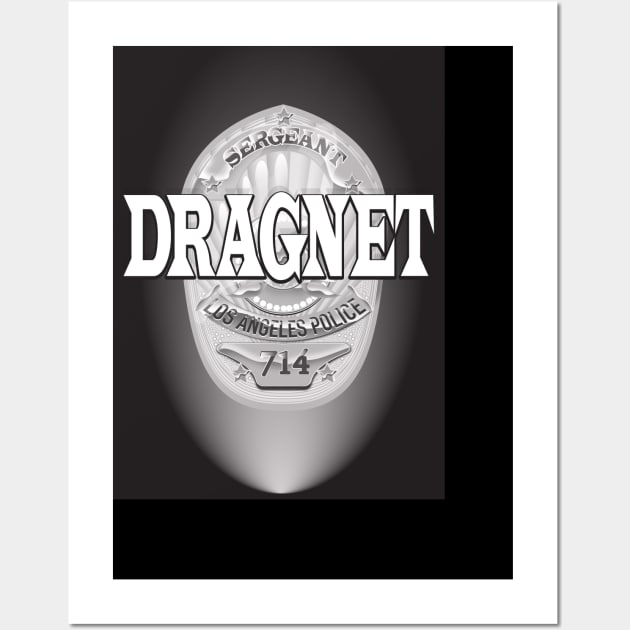 Dragnet Badge Wall Art by nickemporium1